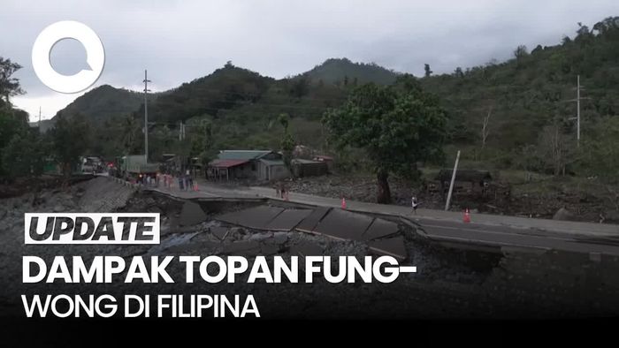 Video dari Udara: Kerusakan Imbas Topan Fung-wong di Filipina