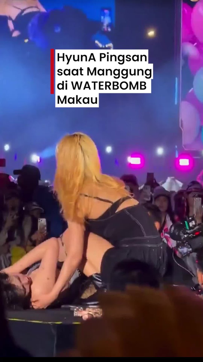 Video Pingsan saat Tampil di WATERBOMB Makau, HyunA: Aku Baik-baik Saja!