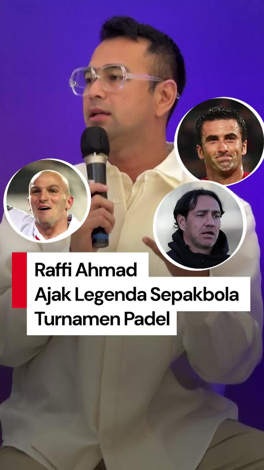 Video: Raffi Ahmad Gelar Padel Wars, Ajak Legenda Sepak Bola Nesta-Panucci