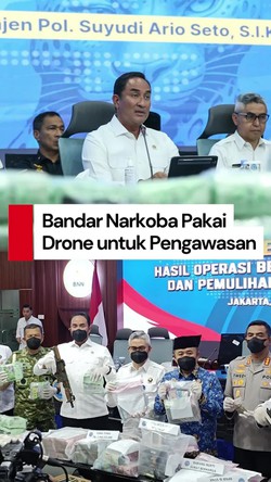 Video: Bandar di Kampung Narkoba Pakai Drone untuk Pengawasan Kotak Masuk