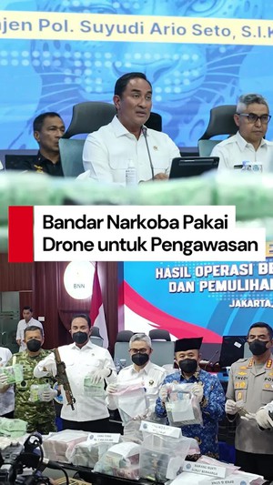 Video: Bandar di Kampung Narkoba Pakai Drone untuk Pengawasan Kotak Masuk