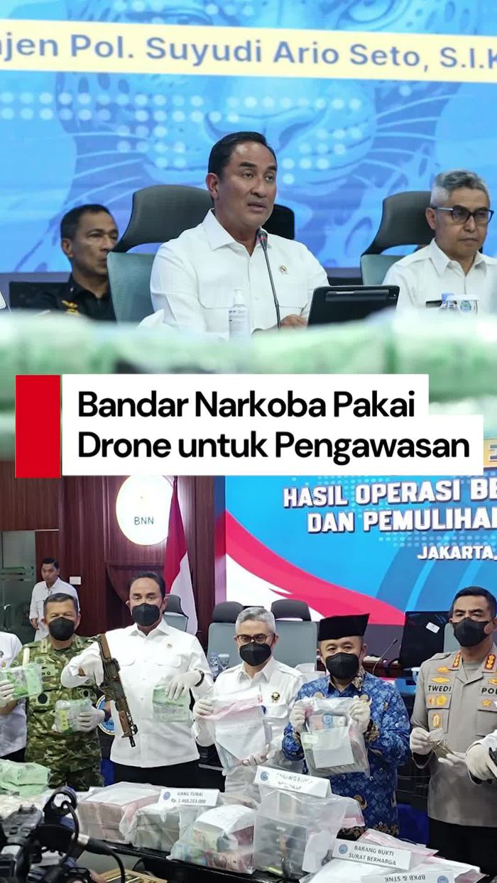 Video: Bandar di Kampung Narkoba Pakai Drone untuk Pengawasan Kotak Masuk