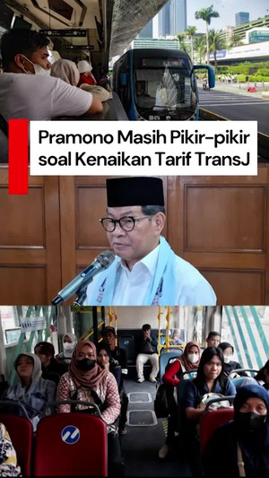 Video: Kebimbangan Pramono di Balik Wacana Kenaikan Tarif TransJakarta