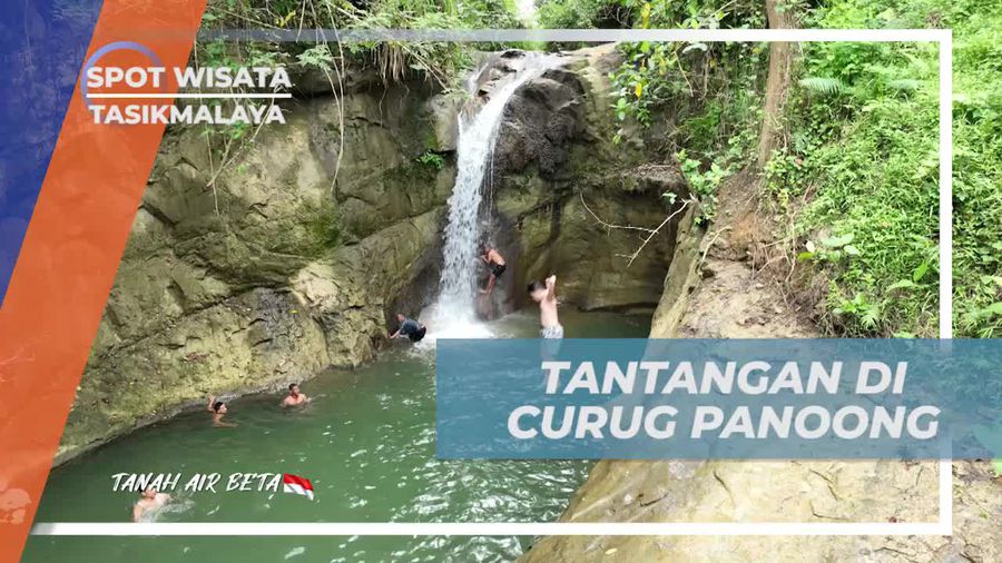 Menantang Adrenalin Para Selebriti di Curug Panoong Tasikmalaya  
