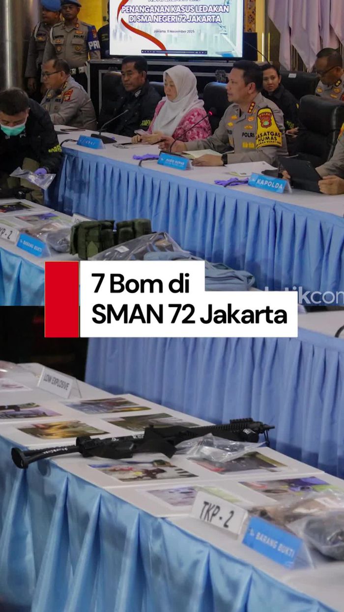 Video Siswa Pelaku Ledakan Pasang 7 Bom di SMAN 72 Jakarta