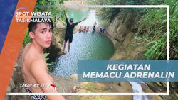 Mencoba Kegiatan Memacu Adrenalin dari Tebing Tinggi di Curug Panoong Tasikmalaya  