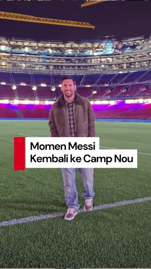 Video: Mendadak Rindu, Messi Kunjungi Markas Barcelona