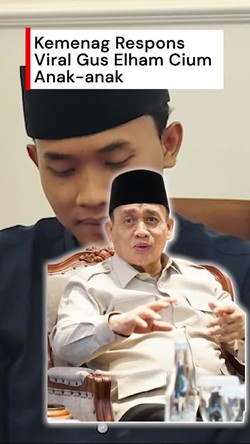 Video Viral Gus Elham Cium Anak-anak, Wamenag: Tidak Pantas!