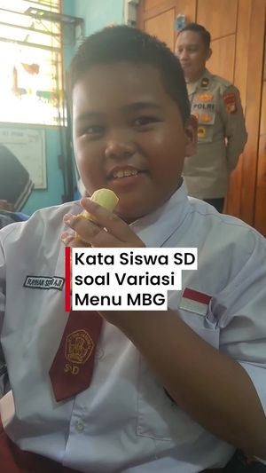 Video: Kata Siswa SD soal Rasa Menu MBG SPPG Polda Metro Cengkareng