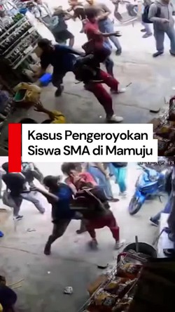 Video: Siswa SMA di Mamuju Dikeroyok 7 Teman gegara Ribut saat Main Futsal