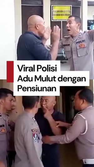 Video: Viral Polisi Cekcok dengan Pensiunan Polri di Padangsidimpuan 