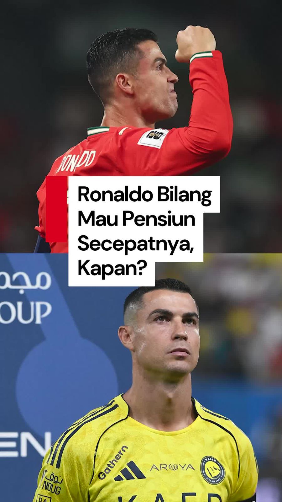 Video Klarifikasi Ronaldo soal Pernyataan Mau Pensiun Secepatnya