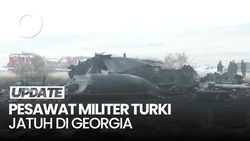 Video: Pesawat Militer Turki Jatuh di Georgia, 18 Jenazah Ditemukan