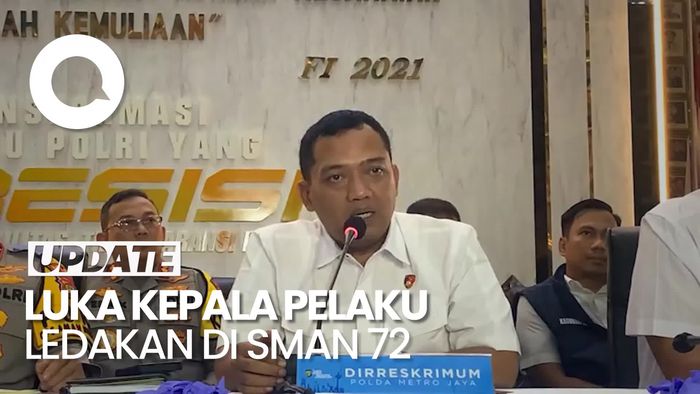 Video Kronologi Pelaku Ledakan SMAN 72 Alami Luka di Kepala