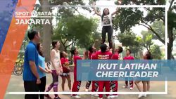 Ikut Latihan Cheerleader dan Rasakan Serunya di Taman Surapati, Jakarta  
