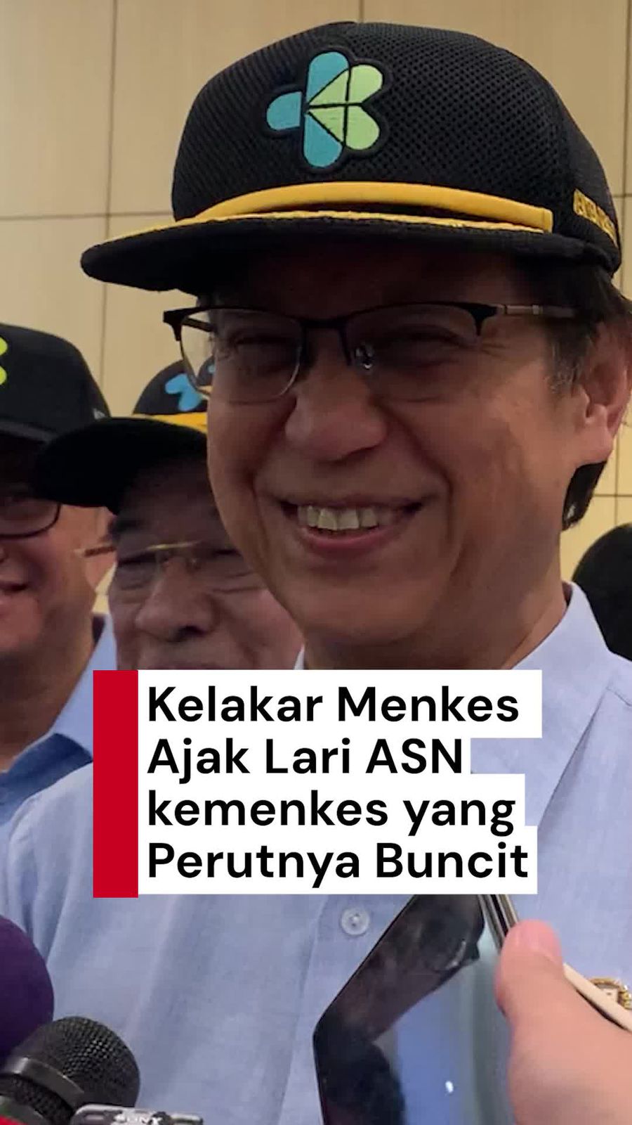 Video Menkes Bakal Ajak Lari ASN Kemenkes yang Buncit
