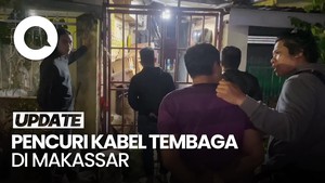 Video Pencuri Kabel Tembaga di Makassar Ditangkap, Duit Buat Kebutuhan Harian