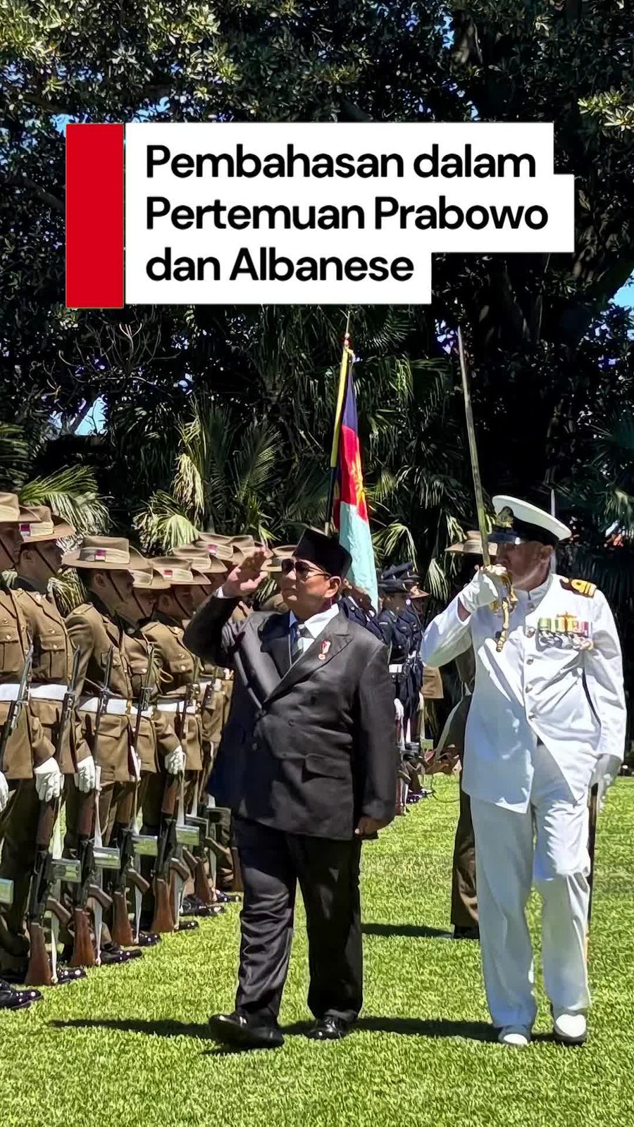 Video Bertemu PM Albanese, Prabowo Bahas Penguatan Bidang Pertahanan-Keamanan