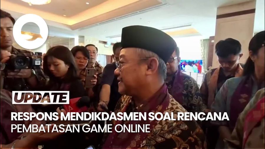 Video: Mendikdasmen Akan Bicara Lintas Kementerian soal Pembatasan Game Online