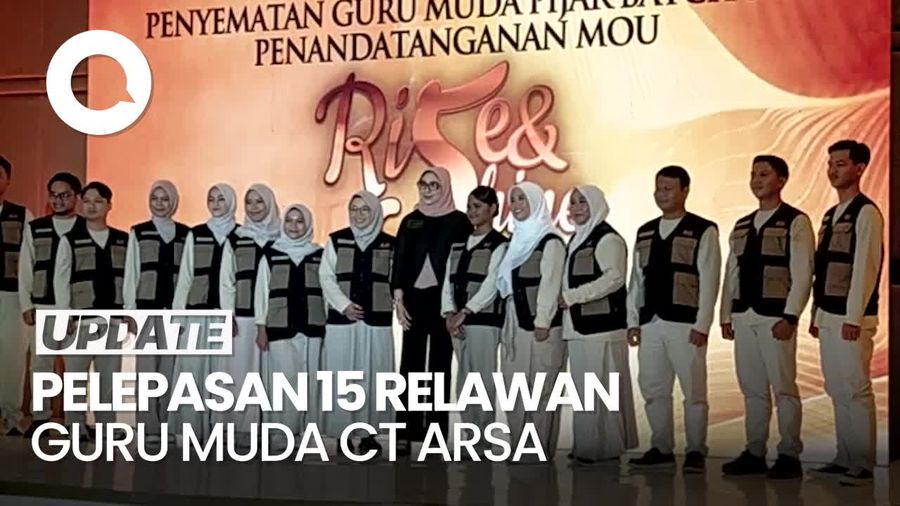 Video: CT ARSA Lepas 15 Relawan Guru Muda Pergi Mengajar ke Pelosok Negeri
