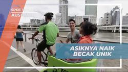 Menggunakan Becak Green Cab dan Menjelajahi Kota di Australia  