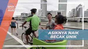 Menggunakan Becak Green Cab dan Menjelajahi Kota di Australia  