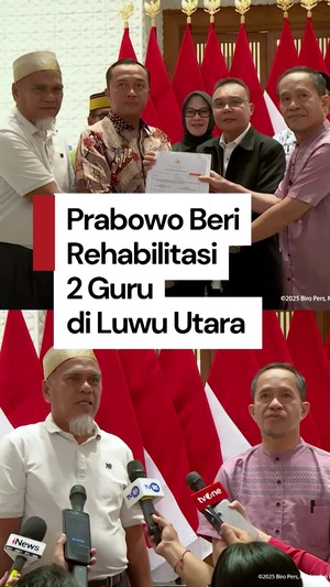 Video: Prabowo Rehabilitasi 2 Guru yang Dipecat gegara Bantu Honorer