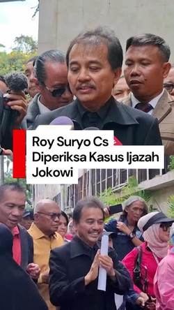 Video: Roy Suryo cs Penuhi Panggilan Sebagai Tersangka Kasus Ijazah Jokowi