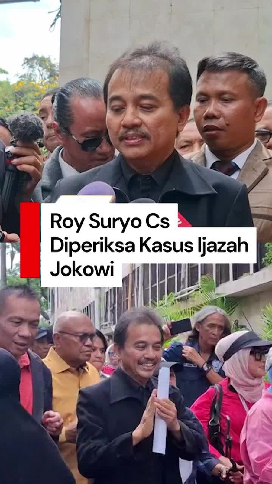 Video: Roy Suryo cs Penuhi Panggilan Sebagai Tersangka Kasus Ijazah Jokowi