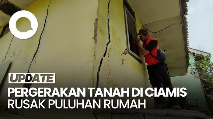 Video: Kondisi Puluhan Rumah di Ciamis Rusak gegara Pergerakan Tanah