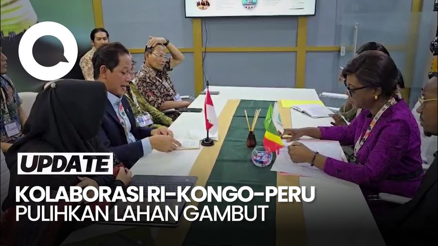 Video Indonesia Kolaborasi Bareng Kongo-Peru Pulihkan Lahan Gambut