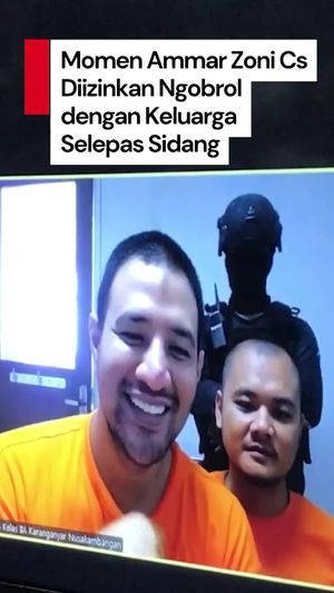 Video: Senyum Ammar Zoni saat Bisa Ngobrol dengan Keluarga Secara Online