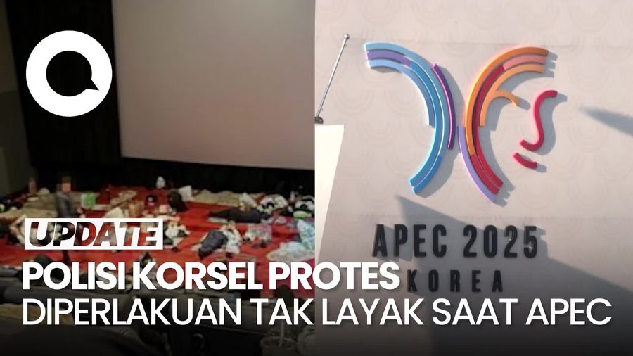 Video Dibalik Megahnya APEC: Polisi Korsel Tidur di Lantai-Tak Dapat Makan