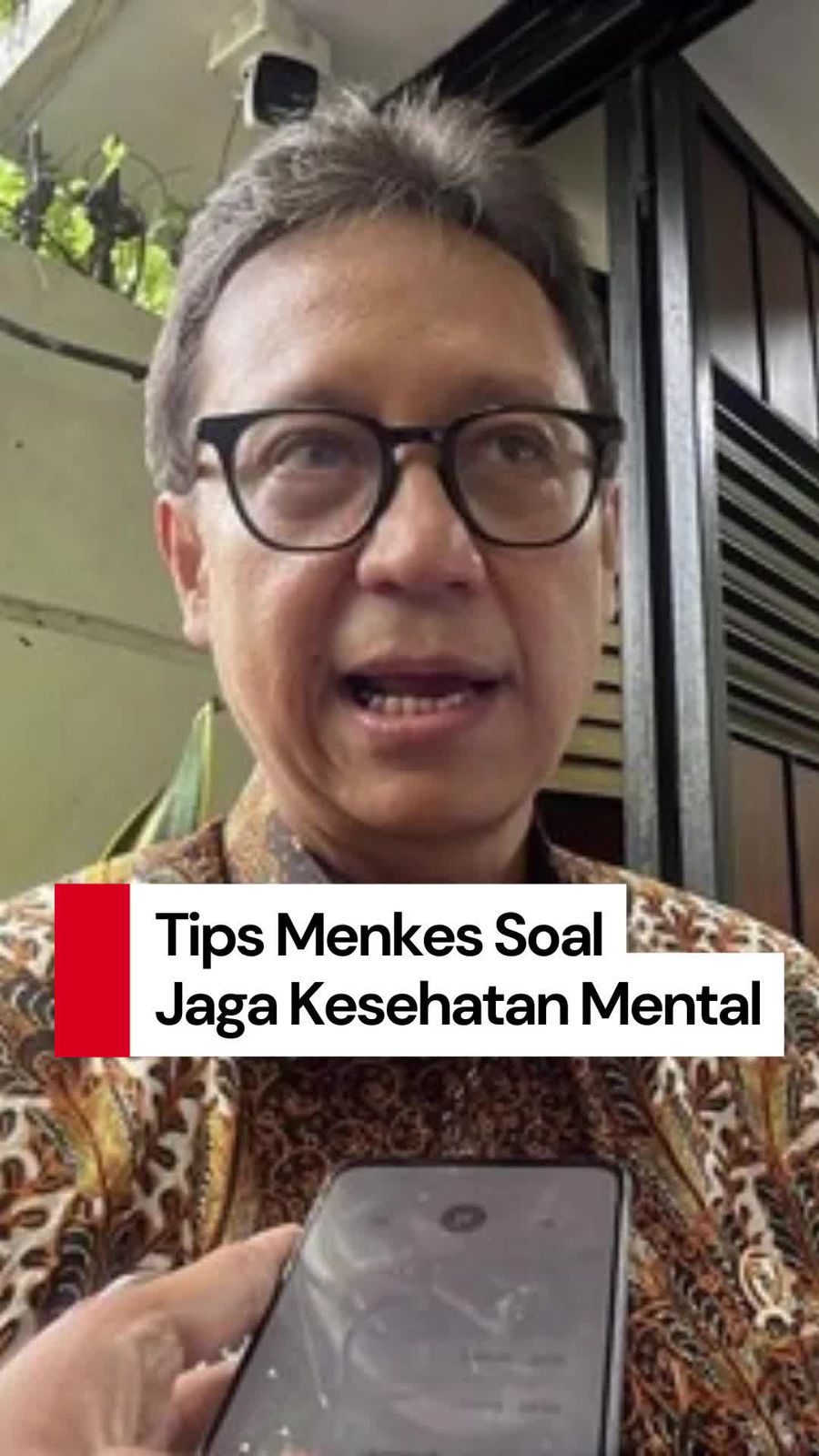 Video Pesan Menkes ke Anak Muda agar Mental Sehat: Jangan Terlalu Ambisius