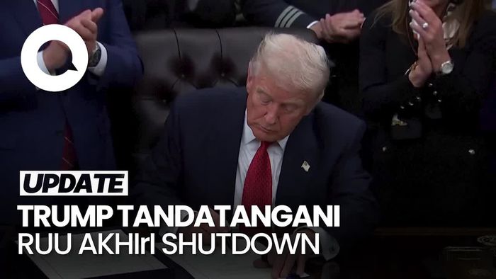 Video: Trump Teken RUU, Shutdown AS Berakhir
