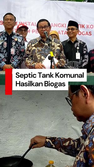 Video: Pramono Goreng Telur Pakai Biogas Hasil Limbah Tinja di Jaktim