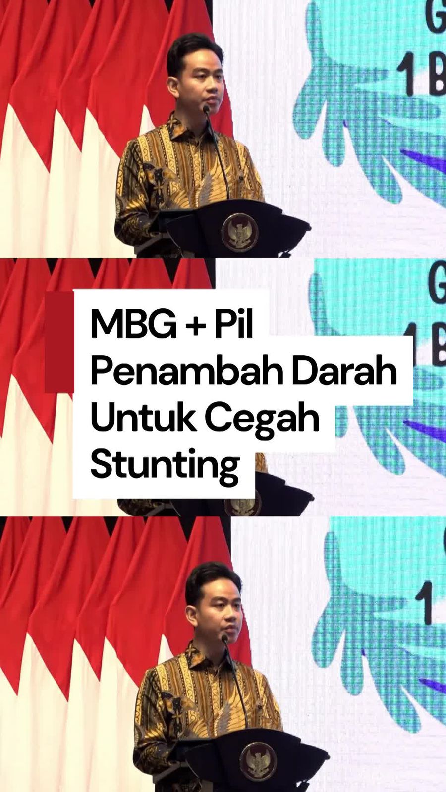 Video: Gibran Beri Pil Penambah Darah pada MBG di Salatiga Guna Cegah Stunting