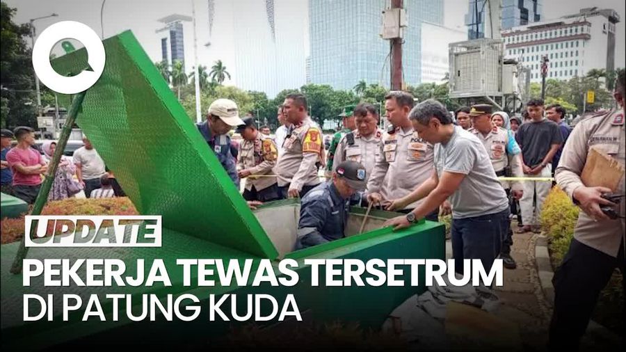 Video: Pramono Sebut Pekerja yang Tewas di Patung Kuda Bukan PJLP Jakarta