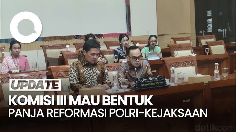 Video: Komisi III DPR Akan Bentuk Panja Reformasi Polri hingga Kejaksaan