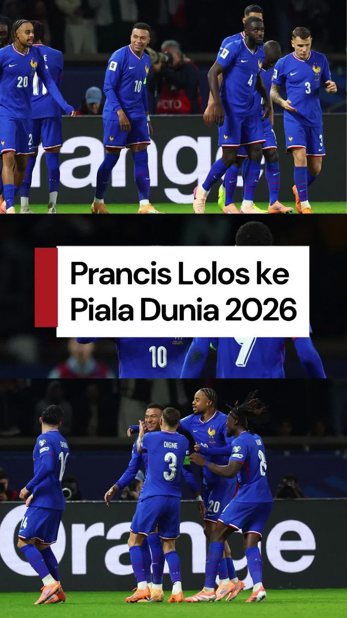 Video: Bantai Ukraina 4-0, Prancis Melaju ke Piala Dunia 2026