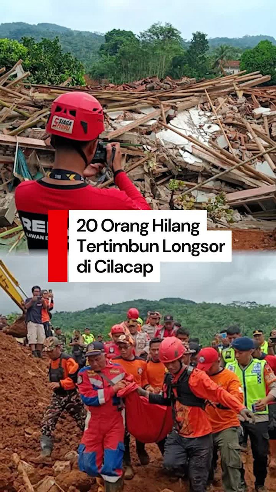 Video: Data 20 Korban Longsor Cilacap yang Kini Masih Hilang