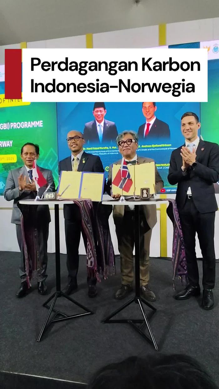 Video: RI-Norwegia Teken MoU Perdagangan Karbon, Jumlahnya 12 Juta Ton
