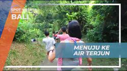 Menuruni Anak Tangga dan Menikmati Pemandangan Hijau Menuju Air Terjun Tegenungan di Bali