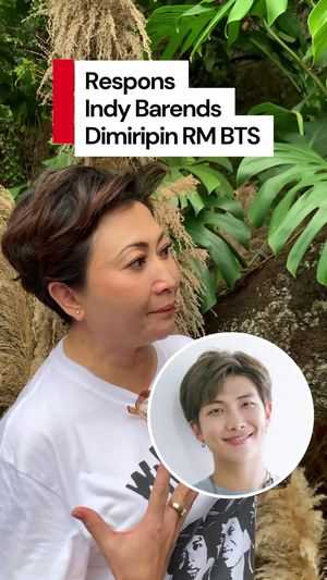 Video: Respons Indy Barends soal Dikaitkan dengan RM BTS