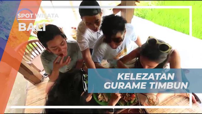 Menikmati Gurame Timbun yang Lezat Bersama Pevita dan Restu di Bali  