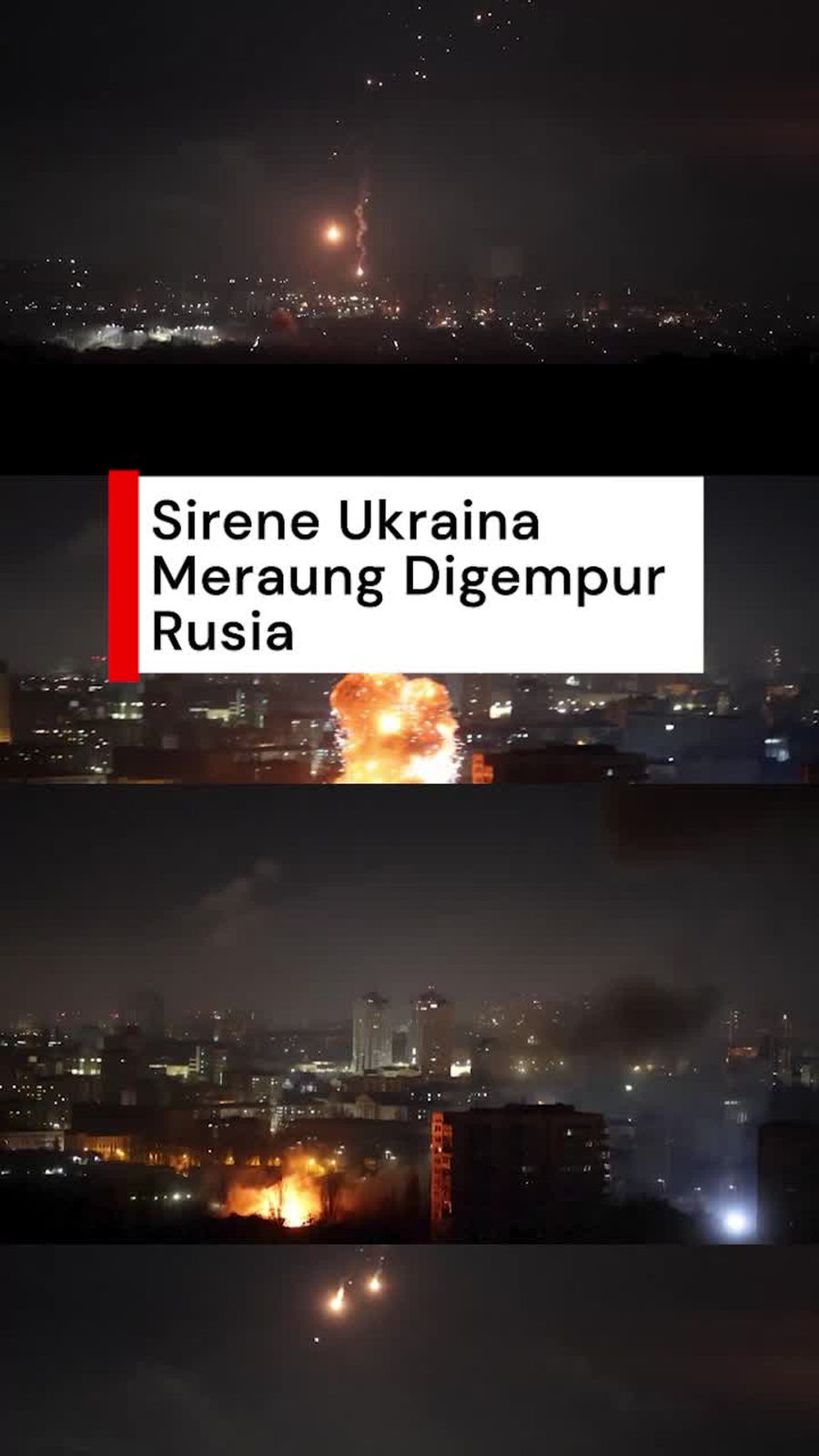 Video: Rusia Luncurkan Serangan Besar-besaran ke Ibu Kota Ukraina!