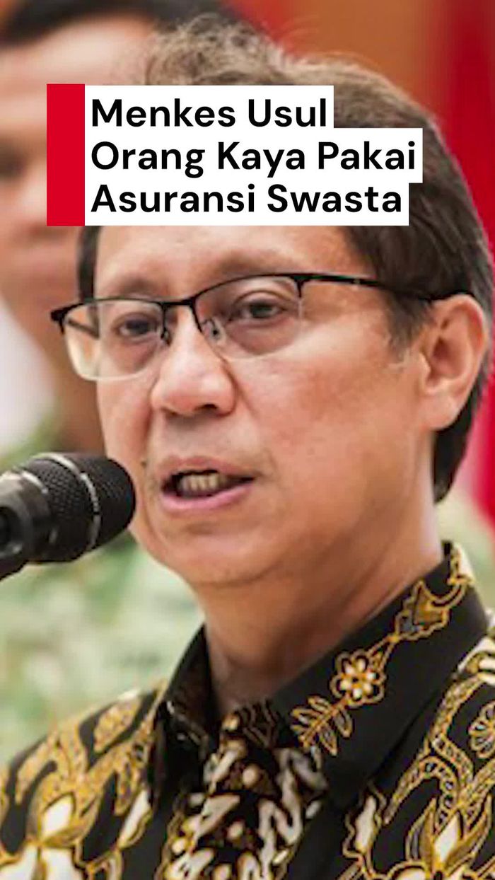 Video Menkes Usul BPJS Fokus Kelas Bawah, Orang Kaya Pakai Asuransi Swasta