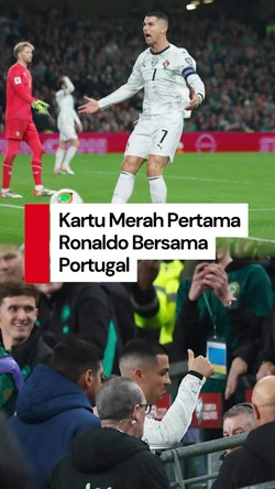 Video Pelatih Portugal Sebut Bek Irlandia yang Disikut Ronaldo Lebay