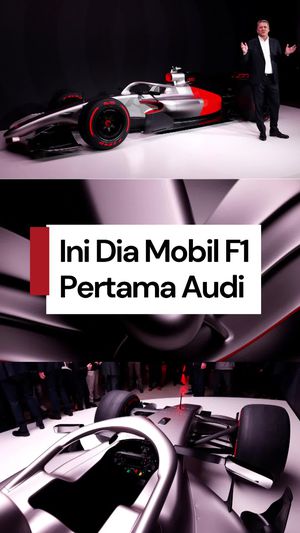 Video: Audi Pamer Mobil F1 Pertama Mereka, Siap Ngebut di 2026