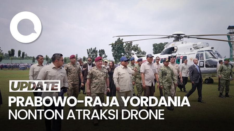 Video: Prabowo dan Raja Abdullah II Saksikan Demontrasi Drone TNI-Tentara Yordania